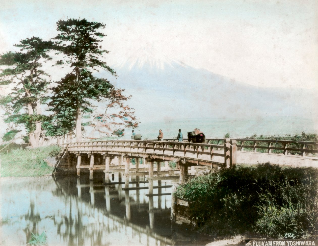 Fujiyama de Yoshiwara, Japão de Unbekannt