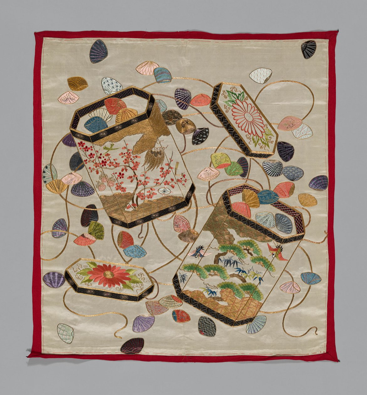 Fukusa Gift Powder Ver, Japão, Edo Perio d 1615-1868, 17751800. de Unbekannt