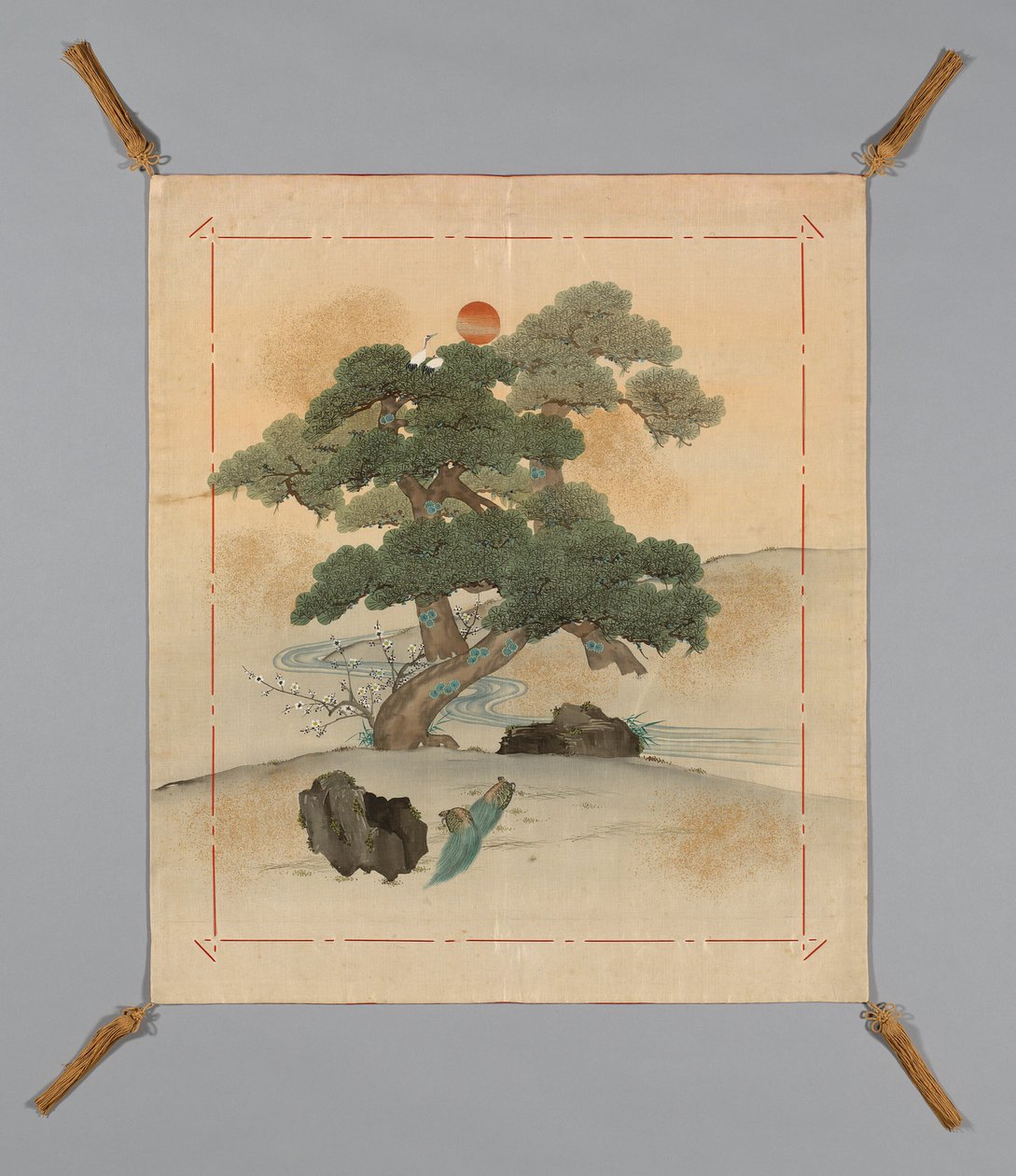 Fukusa Gift Powder Ver, Japão, Air ry Meiji Perio d 1868-1912, 186883. de Unbekannt
