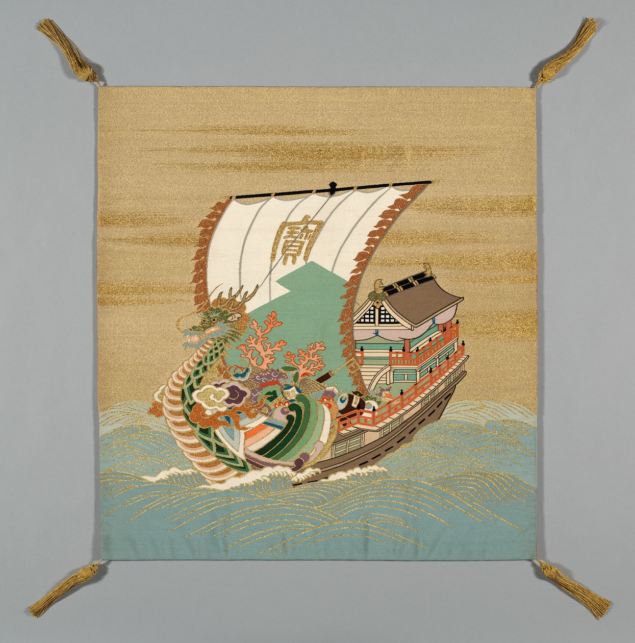 Capa de presente Fukusa, Japão, final do período Edo 1789-1868 Período Meiji 1868-1912, século XIX. de Unbekannt