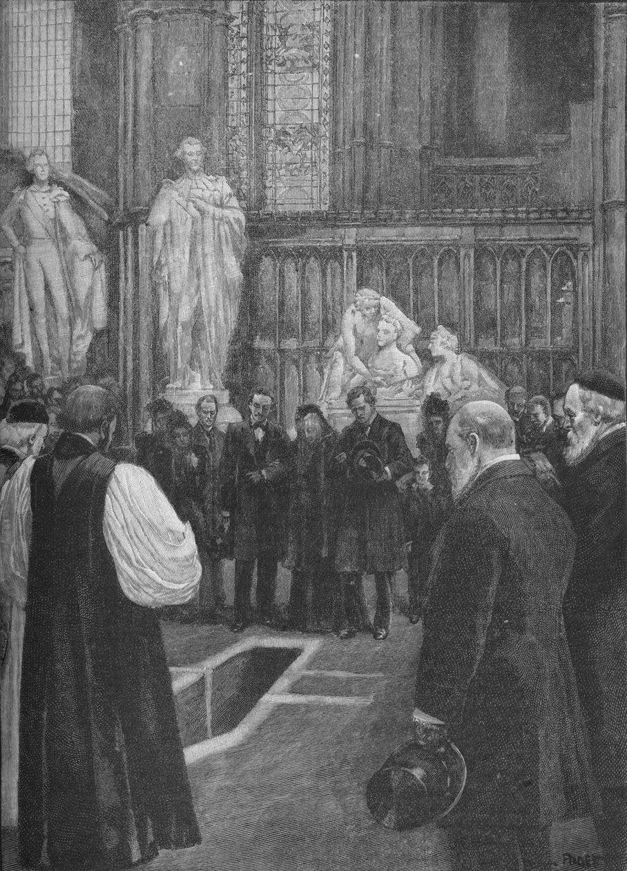 Funeral de William Ewart Gladstone na Abadia de Westminster, Londres, 1898 1906 de Unbekannt