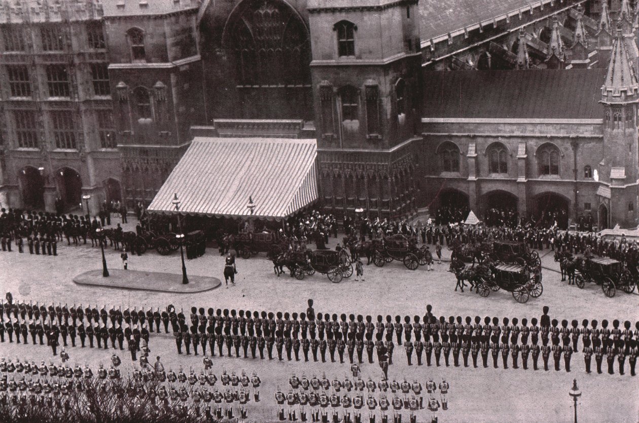 Procissão fúnebre do rei Eduardo VII, Londres, 20 de maio de 1910. de Unbekannt