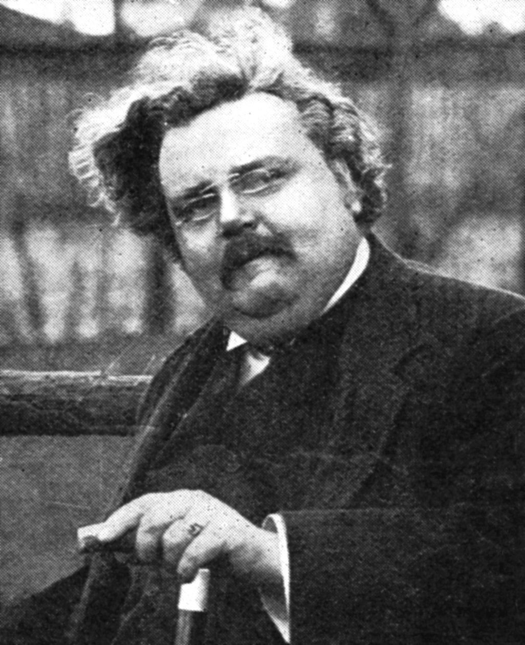 GK Chesterton 1874-1936, escritor inglês, início do século XX de Unbekannt