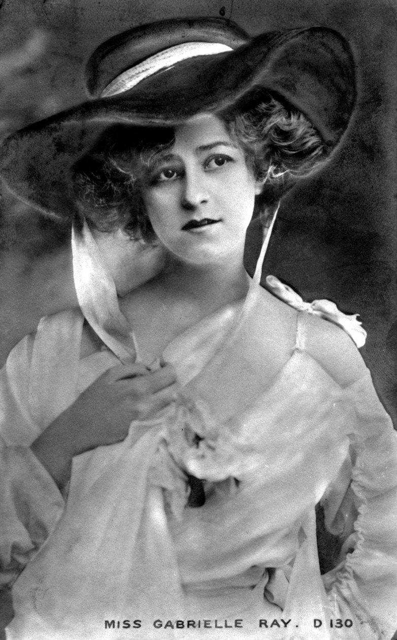 Gabrielle Ray 1883-1973, atriz inglesa, início do século XX de Unbekannt