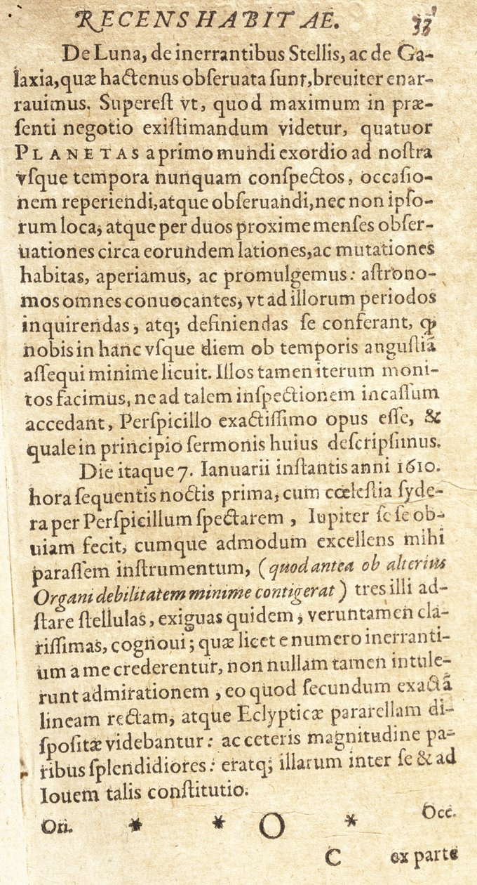 Os desenhos dos satélites de Júpiter de Galileu de Unbekannt