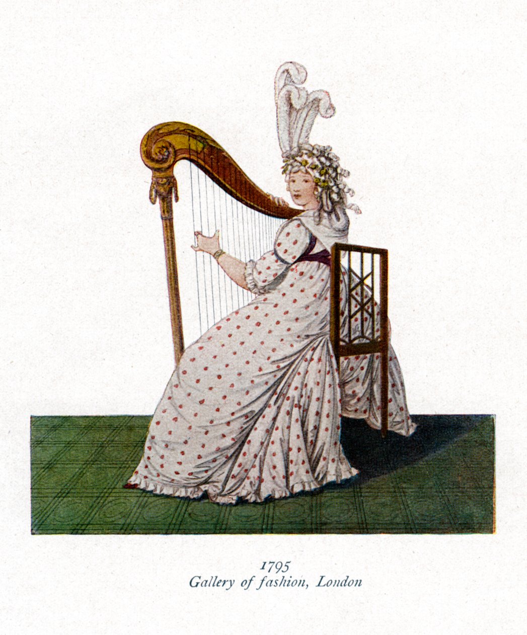 Galeria de moda, Londres, 1795 de Unbekannt