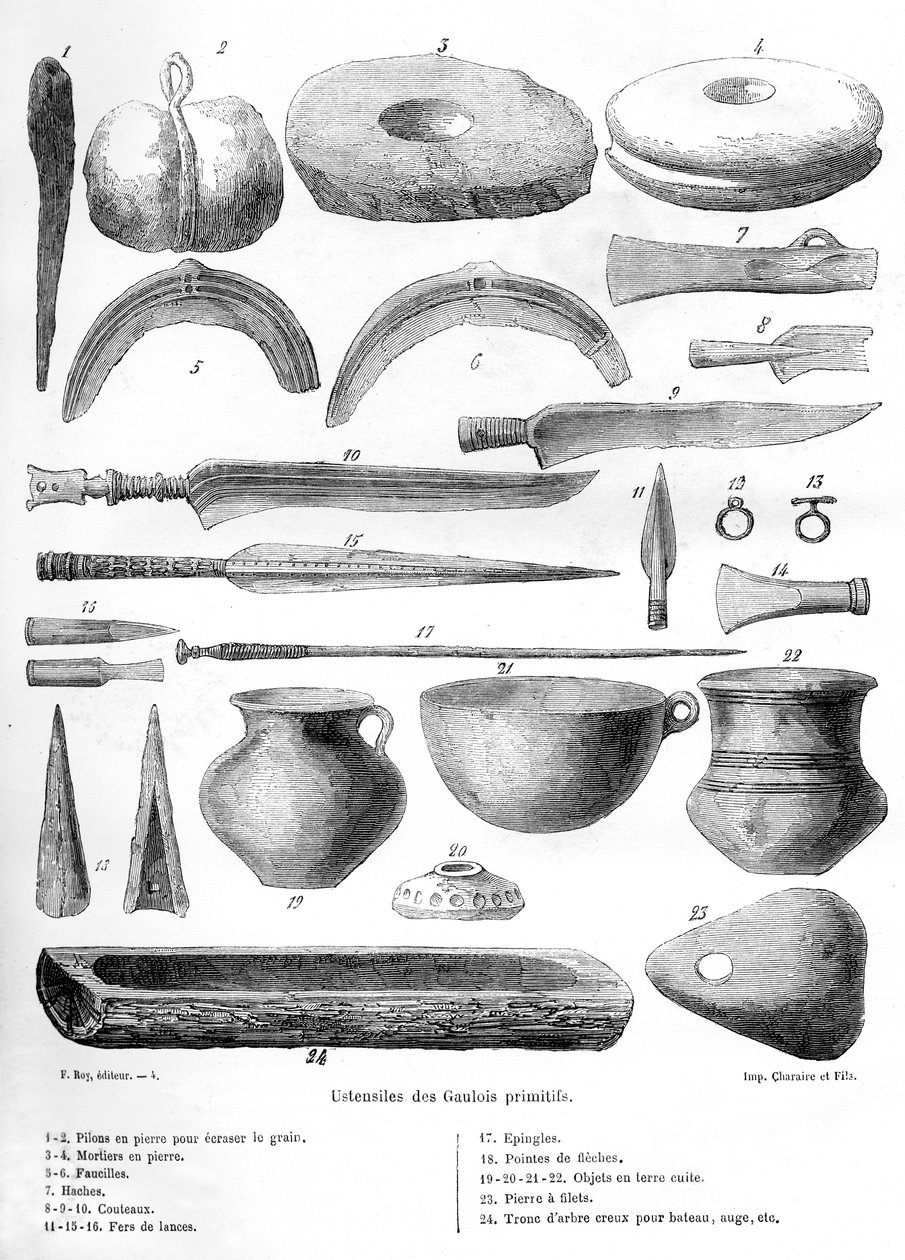 Utensílios gauleses, 1882-1884 de Unbekannt