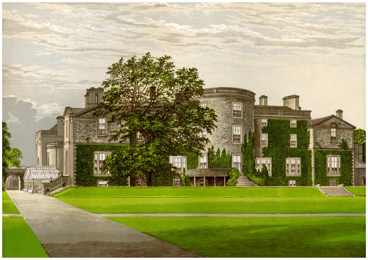 Galloway House, Wigtownshire, Escócia, casa do conde de Galloway, c1880 de Unbekannt