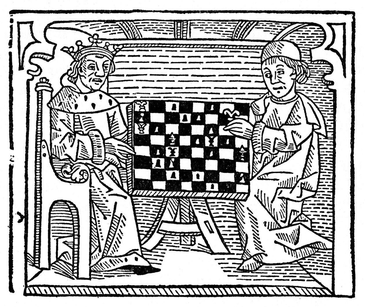 Jogo e jogo de xadrez, 1474 1956 de Unbekannt