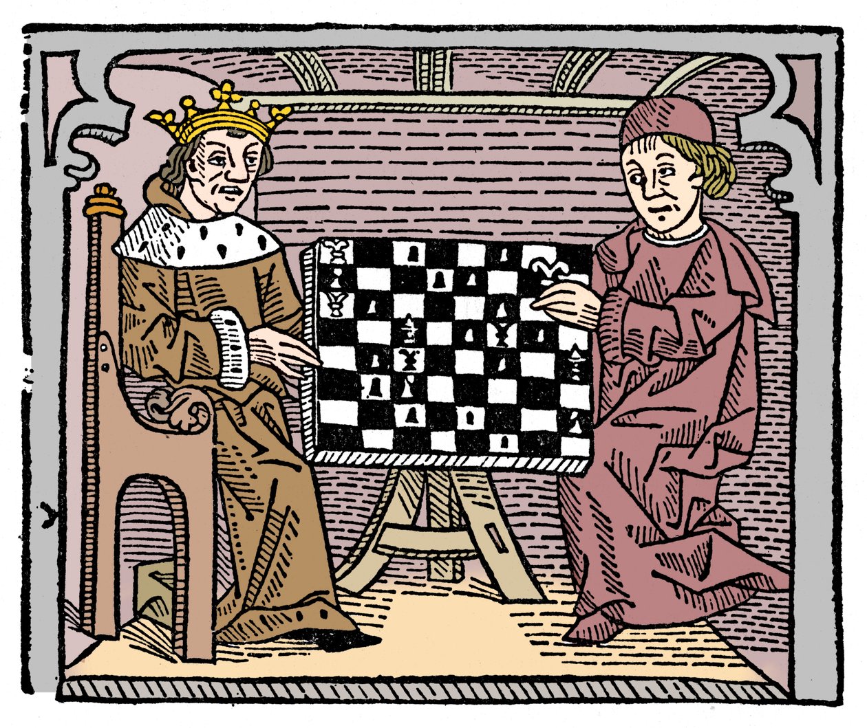 Jogo e jogo de xadrez, 1474 1956 de Unbekannt