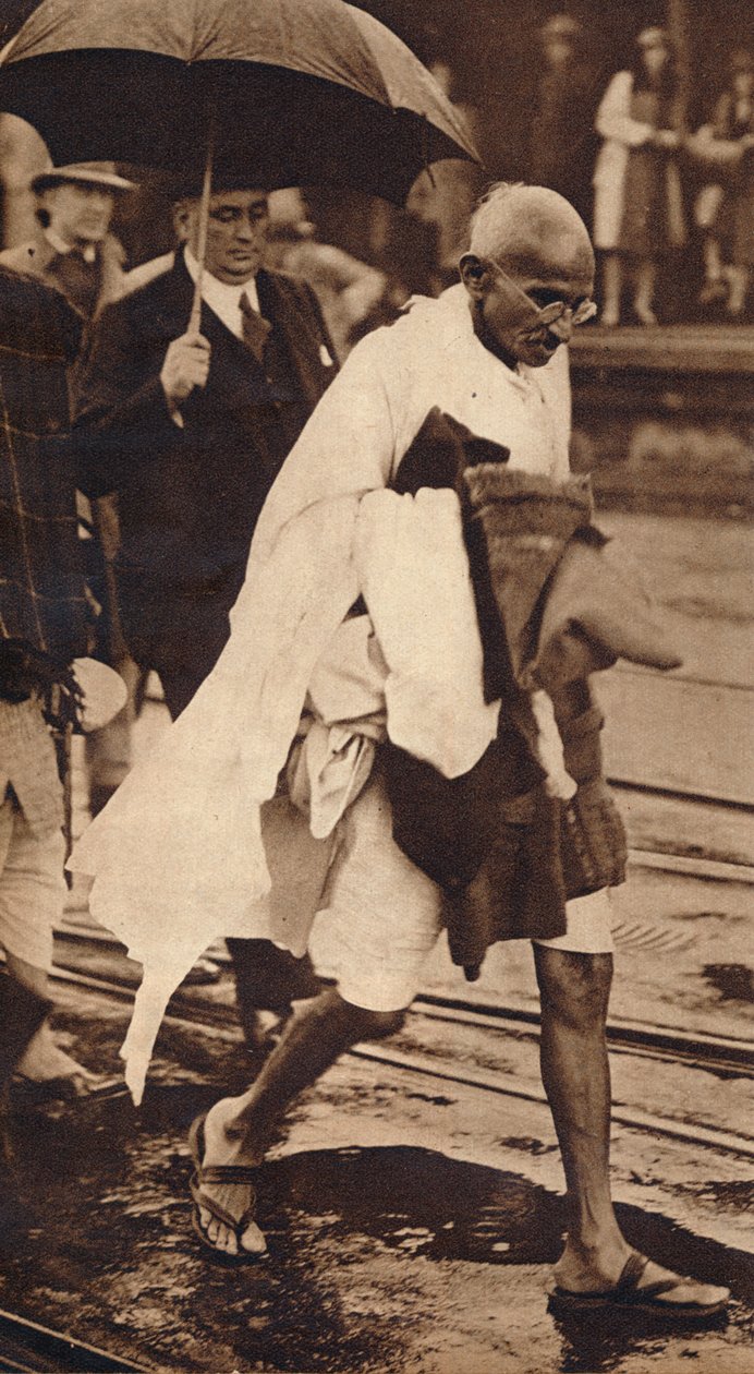 Gandhi em Londres, 1930, 1938 de Unbekannt
