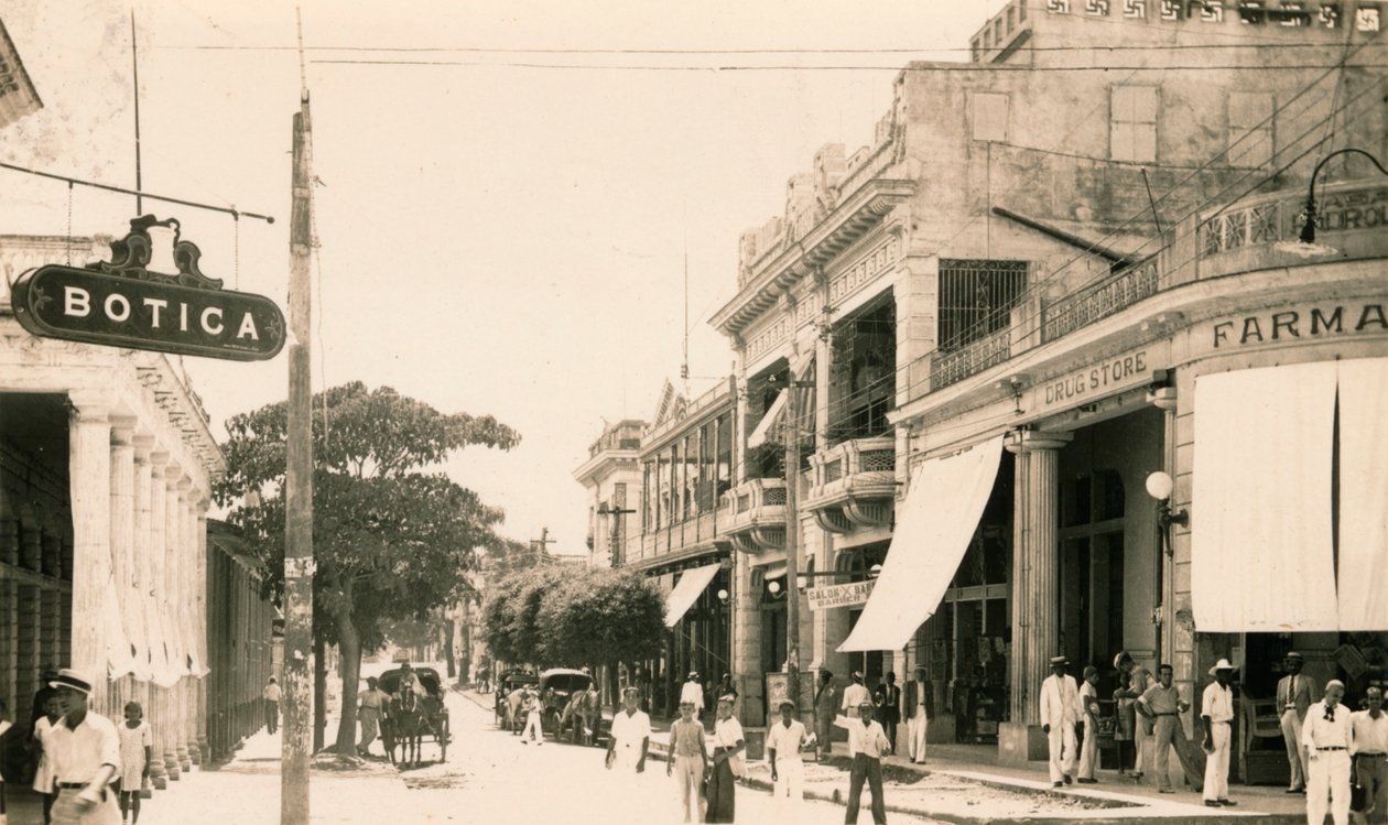 Rua Garcia, Guantánamo, Cuba, c1900 de Unbekannt