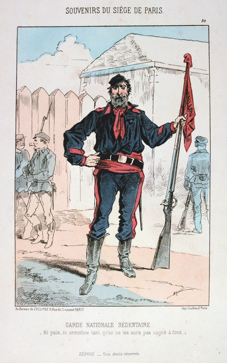 Guarda Nacional Sedentária, Cerco a Paris, 1870-1871 de Unbekannt