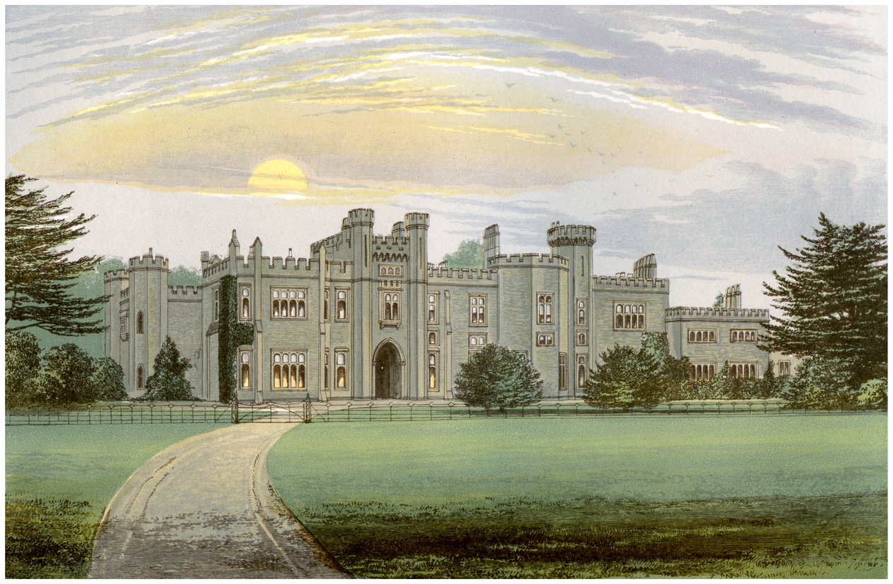 Garnstone, Herefordshire, casa da família Peploe, c1880 de Unbekannt