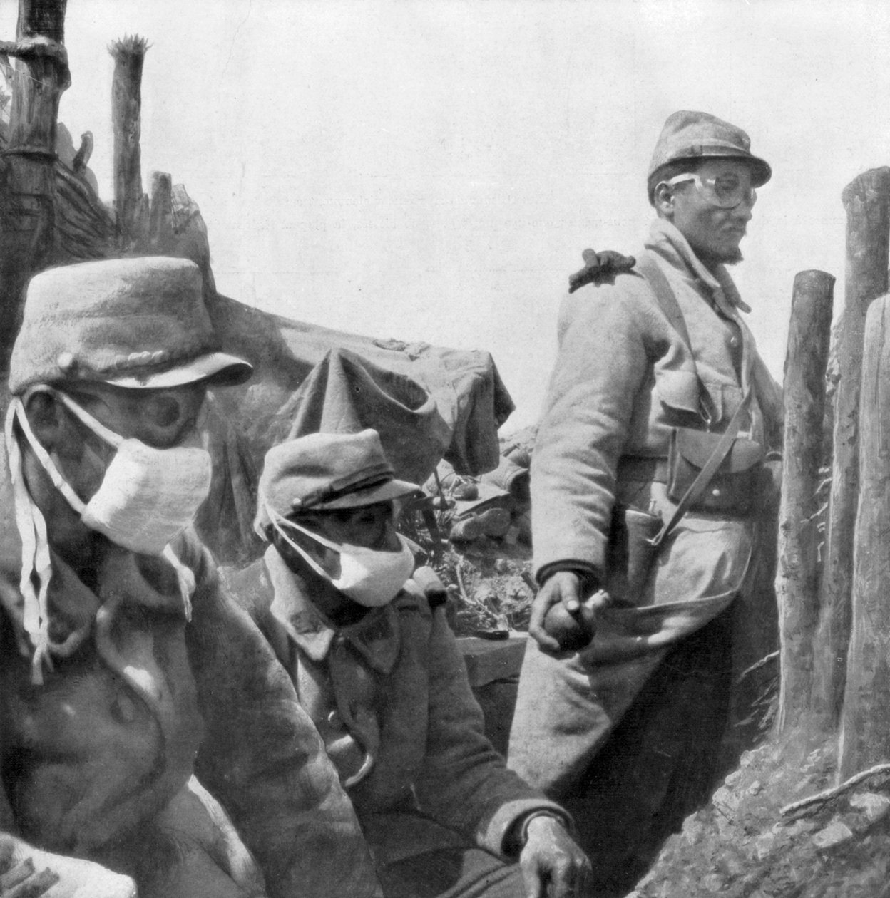 Proteção de gás, França, Primeira Guerra Mundial, 1915 de Unbekannt