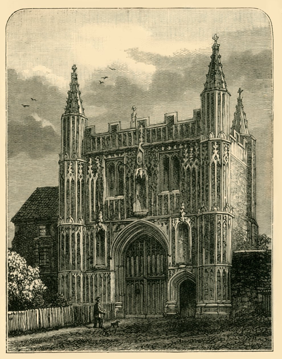 Portão da Abadia de St. Johns, 1898. de Unbekannt
