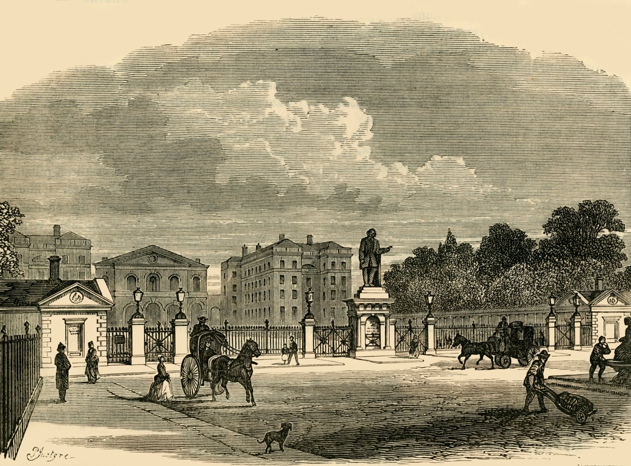 Portal do Hospital Foundling, c1876. de Unbekannt