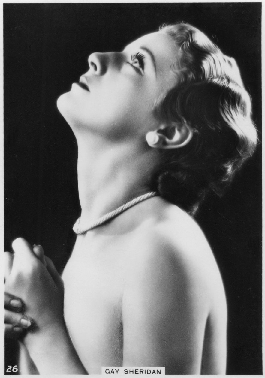 Gay Sheridan, atriz de cinema americana, c1938 de Unbekannt