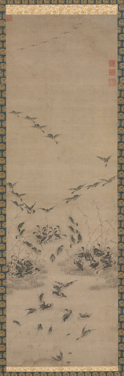 Gansos que retornam a casa, 1500s. de Unbekannt