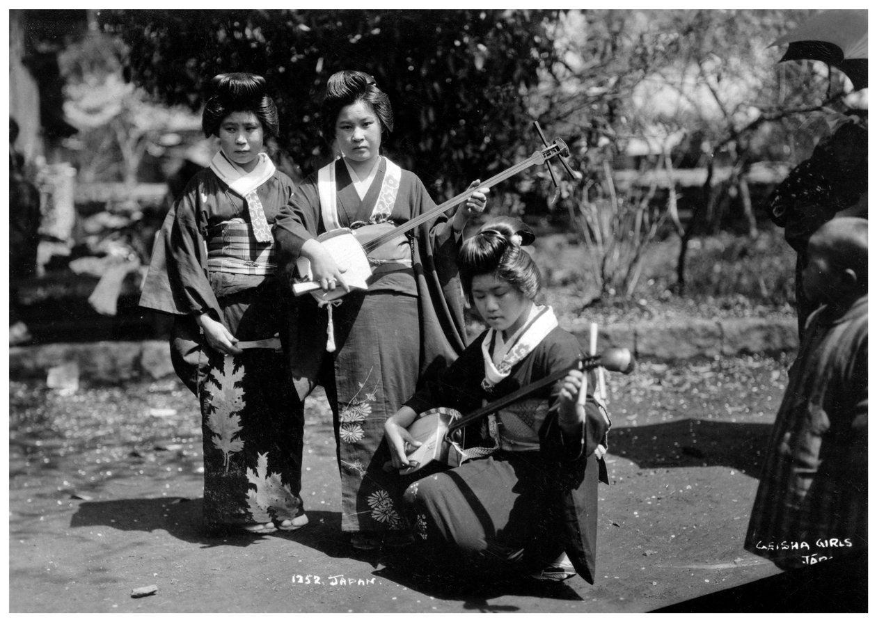 Gueixas, Japão, início do século XX de Unbekannt