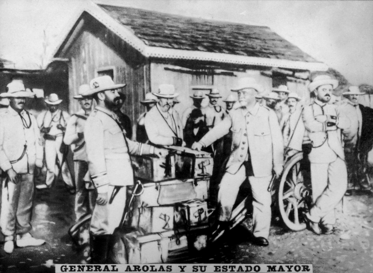 General Arolas e seus chefes militares, 1896, 1920 de Unbekannt