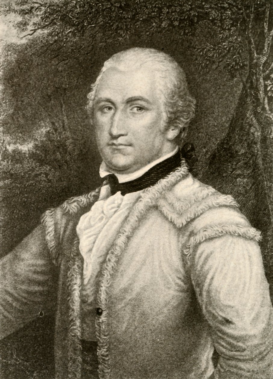 General Daniel Morgan em um casaco de camurça dos guardas florestais da Virgínia, c1780, 1937. de Unbekannt