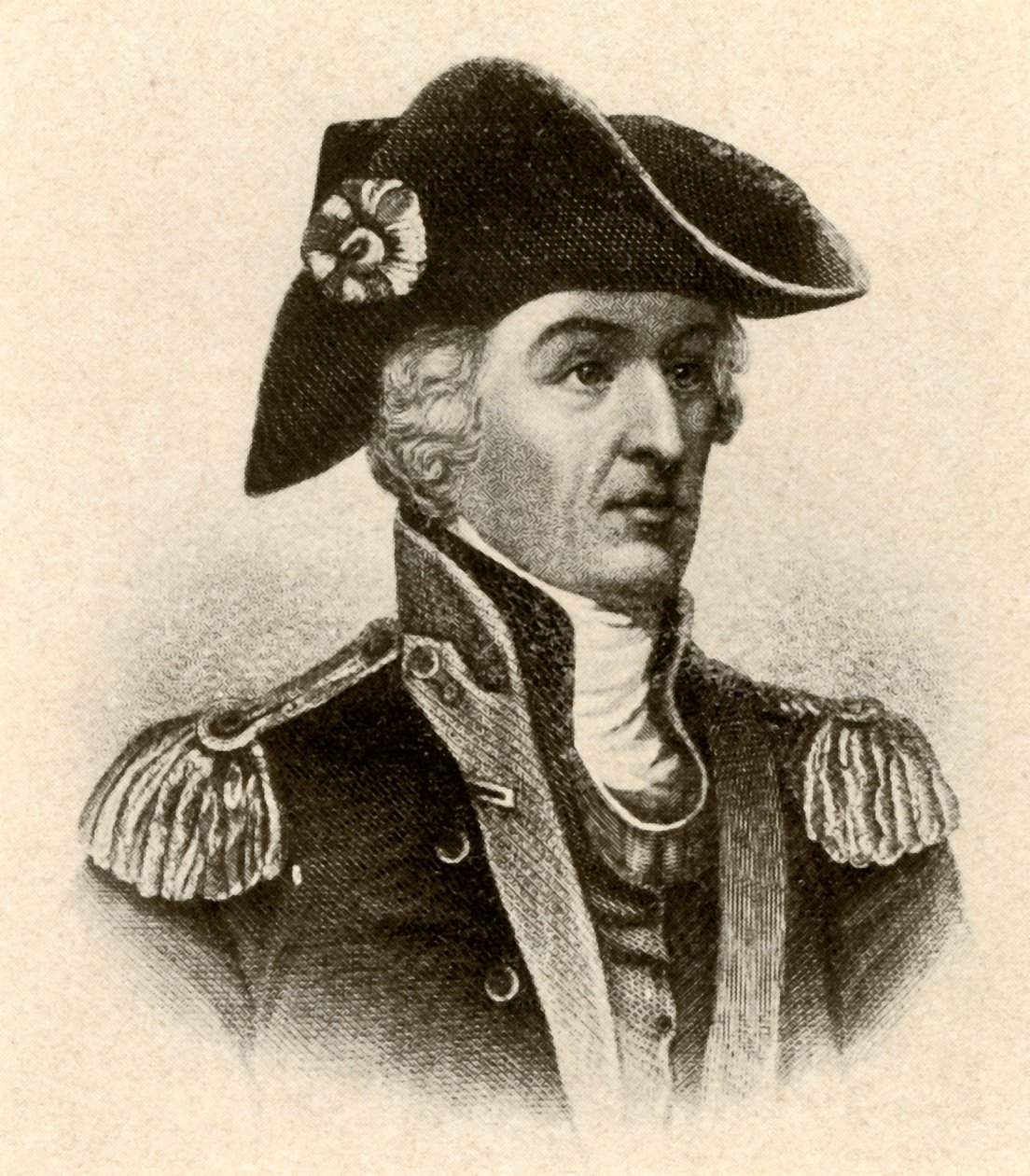 General Francis Marion, de casaco com gola alta e colete, c1770, 1937. de Unbekannt