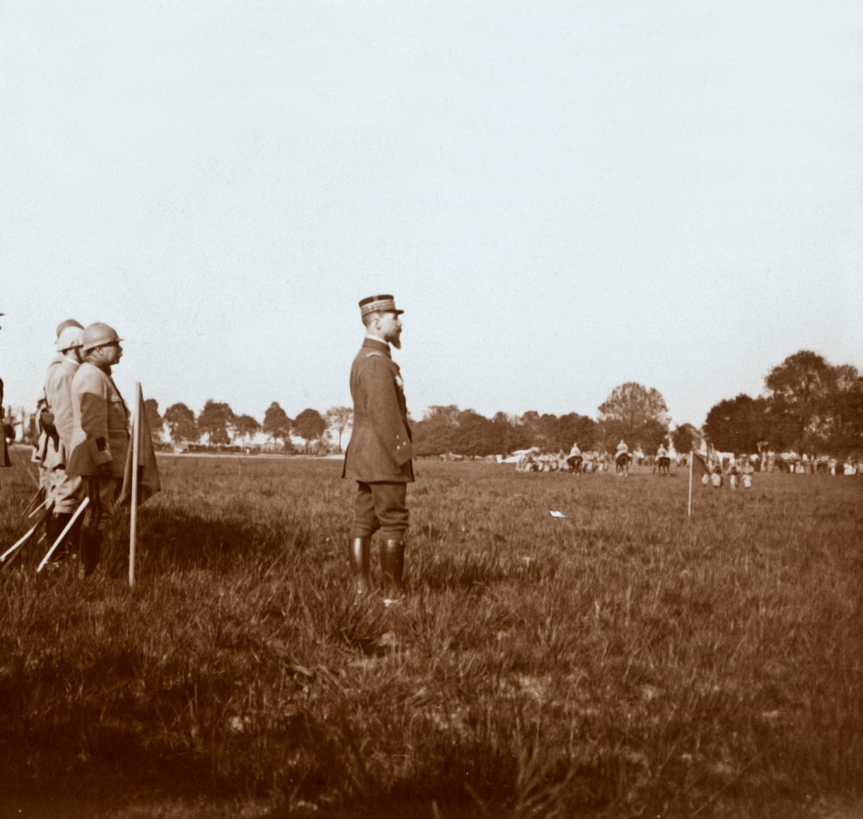 General Henri Gouraud, Chalons, Marne, norte da França, c1914-c1918. de Unbekannt