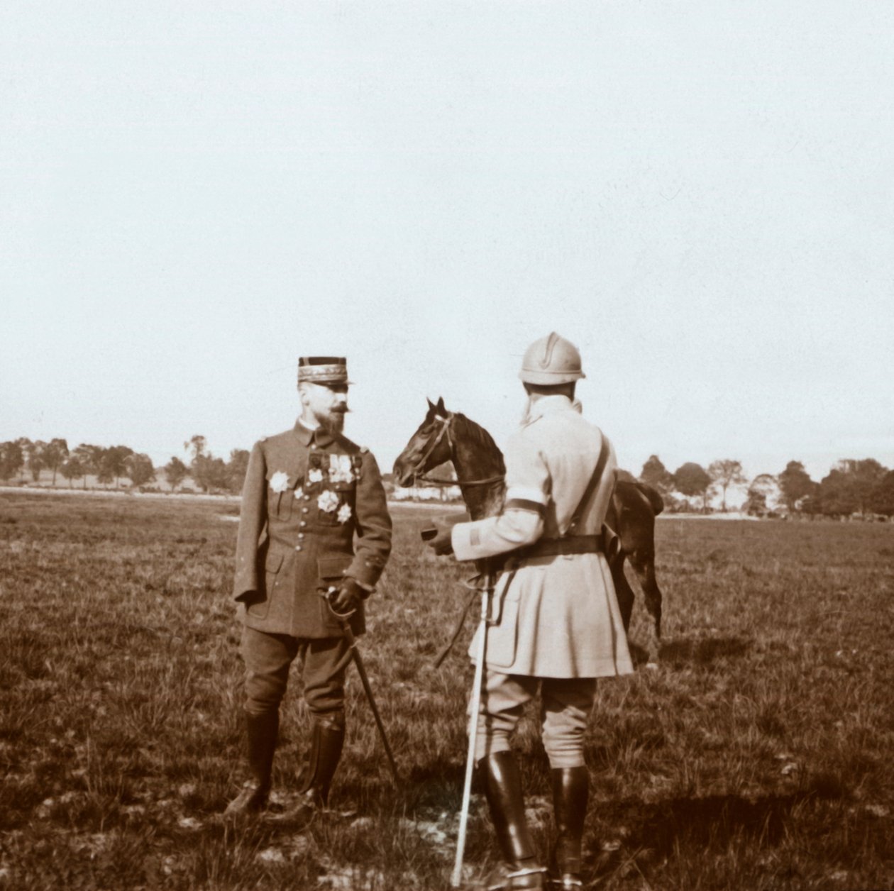 General Henri Gouraud, Chalons, Marne, norte da França, c1914-c1918. de Unbekannt