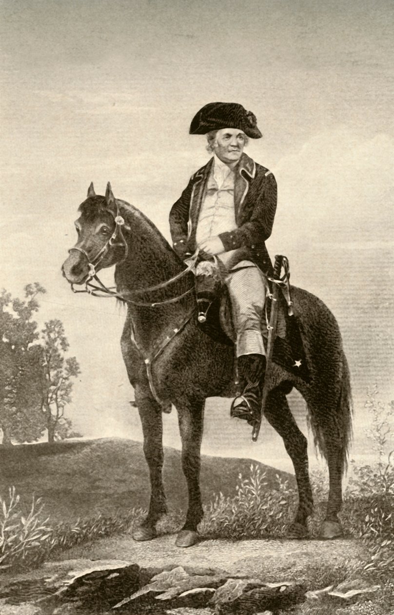 General Israel Putnam, mostrando uniforme de um soldado Continental, c1770, 1937. de Unbekannt