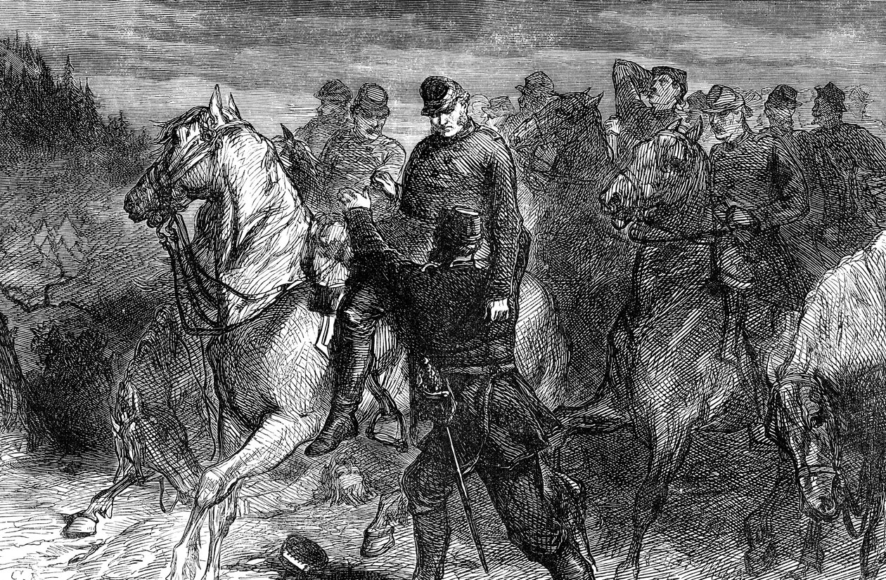 General Jackson mortalmente ferido, final do século XIX de Unbekannt