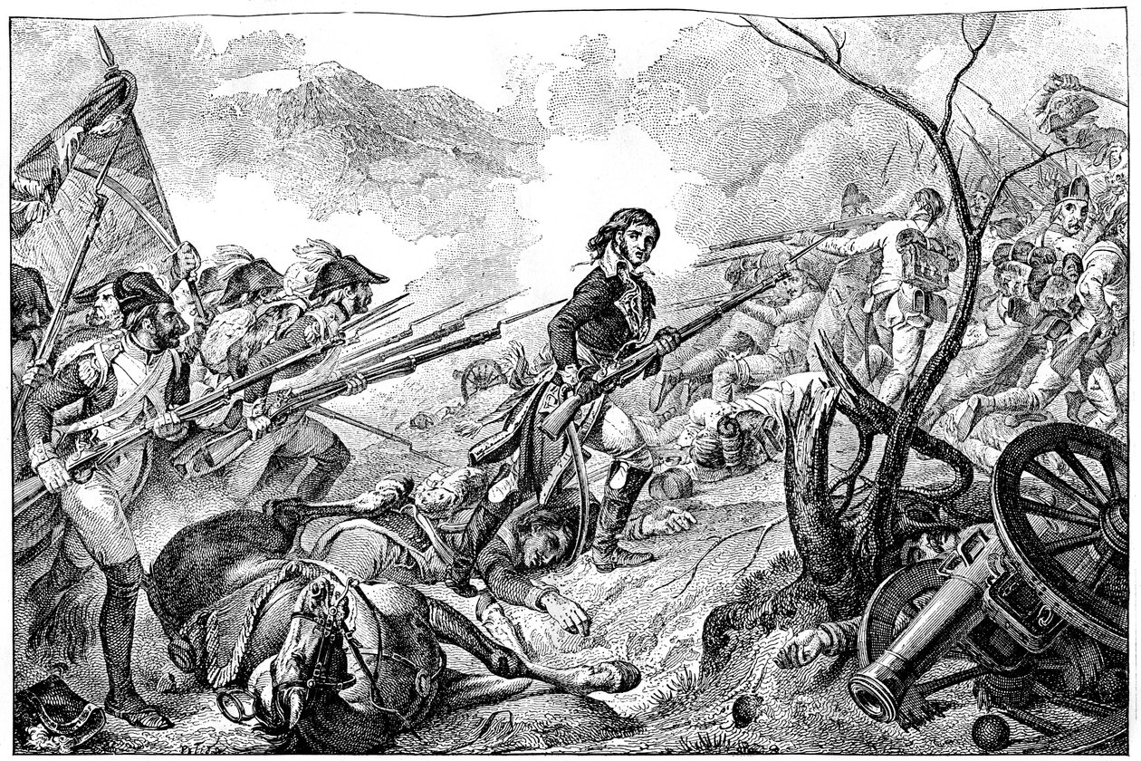 General Joubert na Batalha de Rivoli, 14 de janeiro de 1797 1882-1884 de Unbekannt