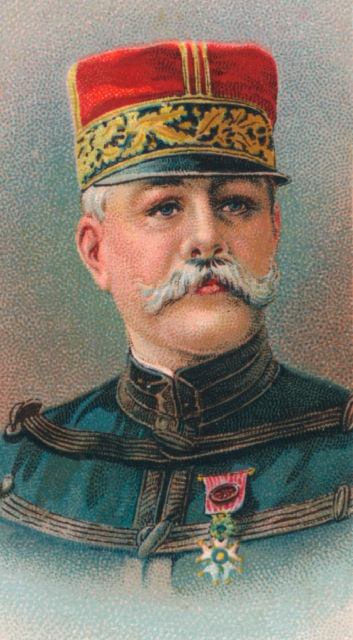 General Maurice Sarrail 1856-1929, comandante aliado na Grécia durante a Primeira Guerra Mundial, 1917 de Unbekannt
