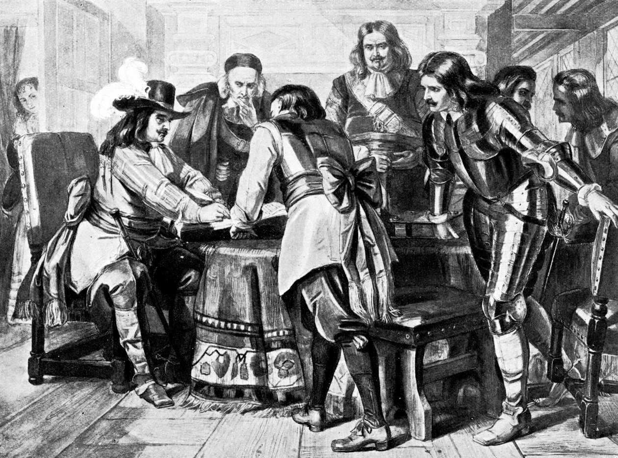 General Monck declara para um Parlamento Livre, 1660 c1905 de Unbekannt