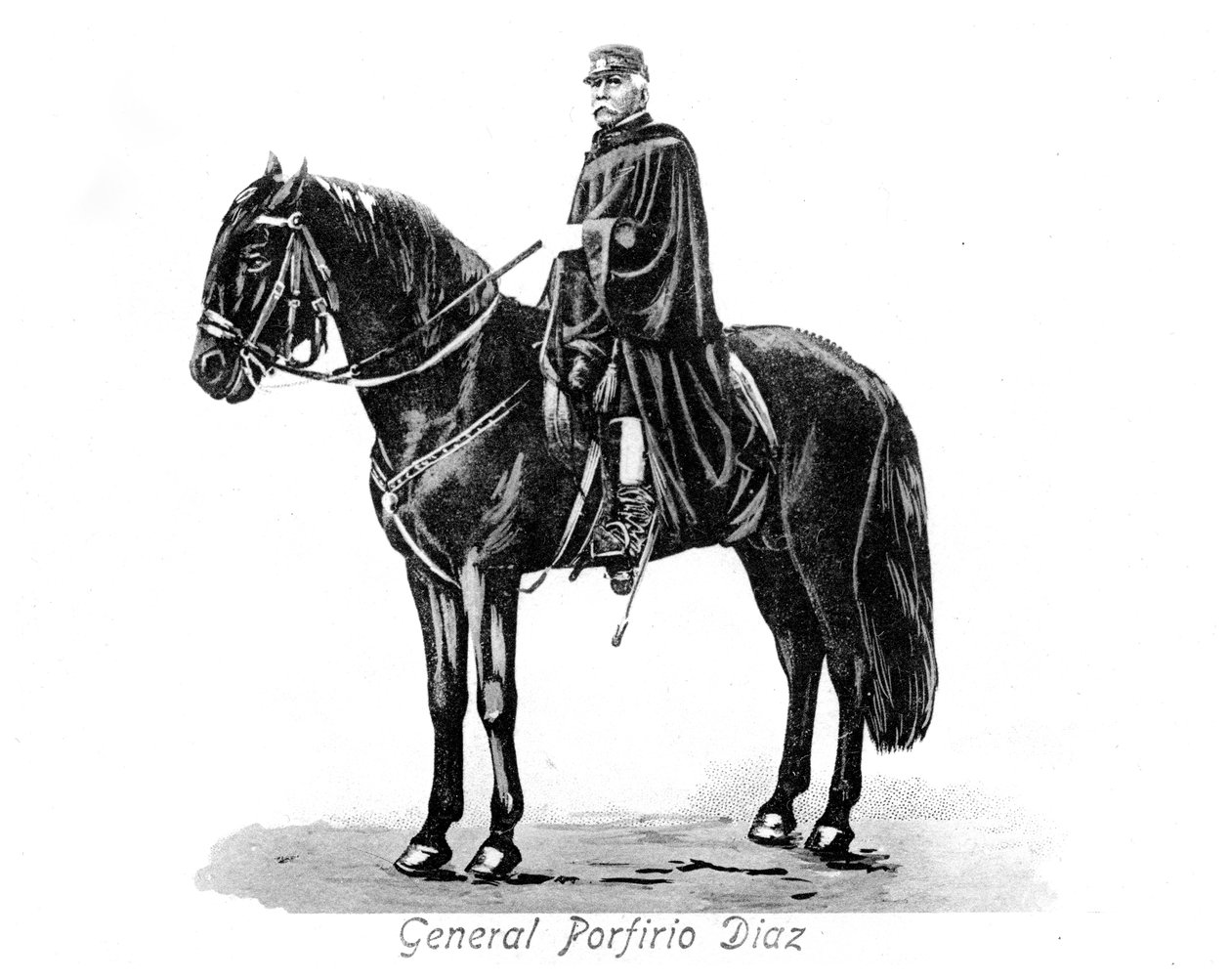 General Porfirio Diaz 1830-1915, Presidente do México, c1900s de Unbekannt