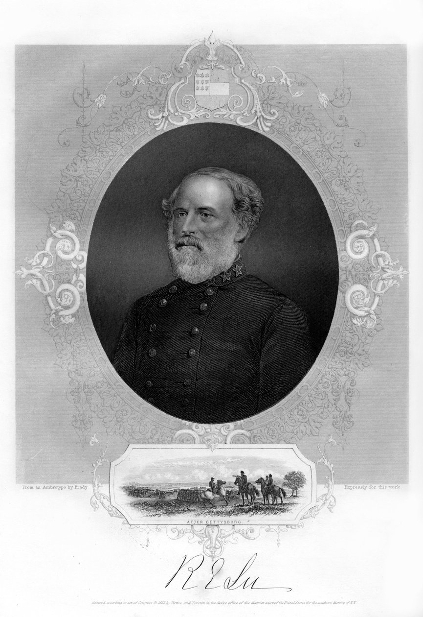 General Robert E Lee, general confederado, 1862-1867 de Unbekannt
