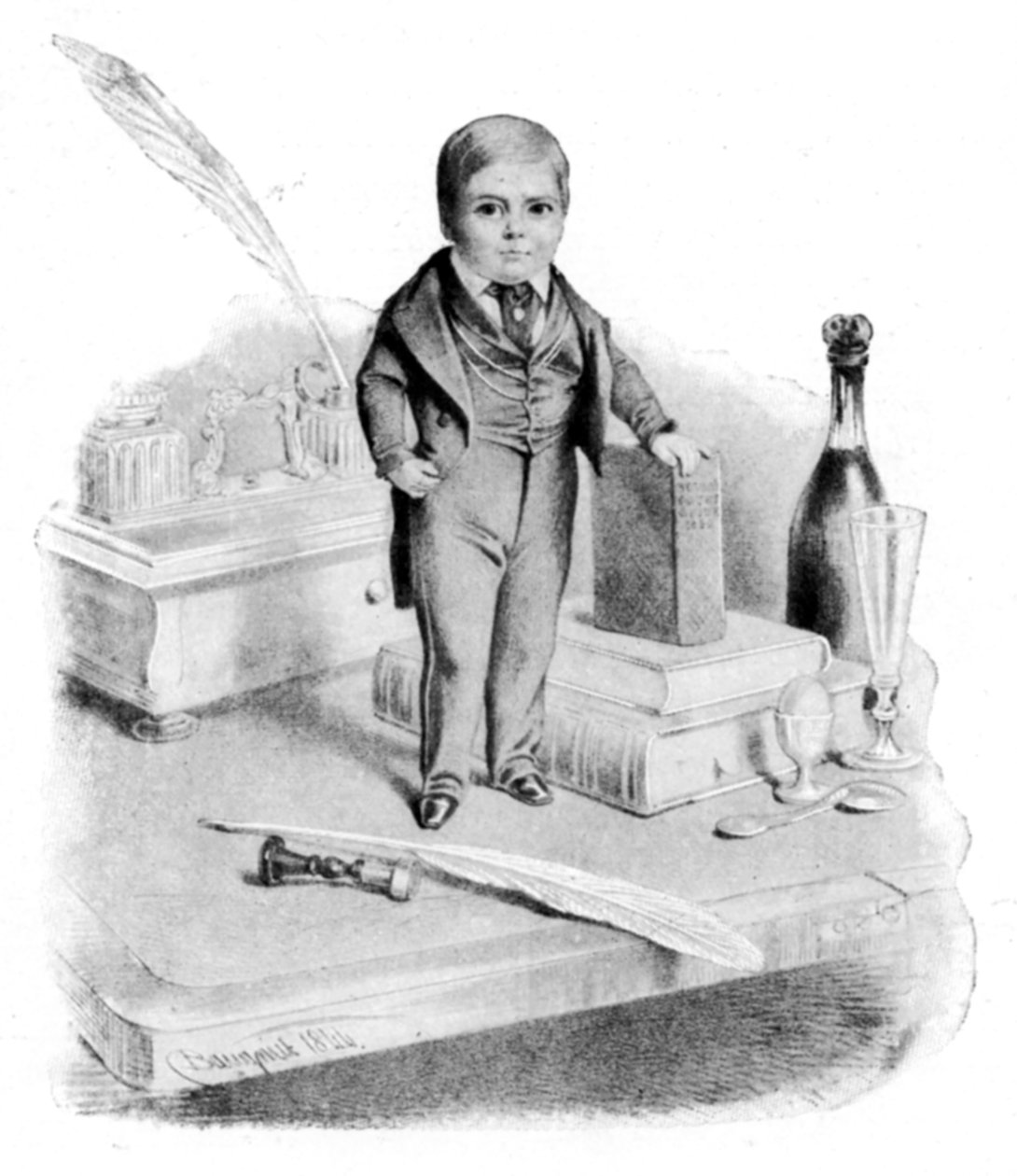 Tom geral Thumb, c1840s de Unbekannt