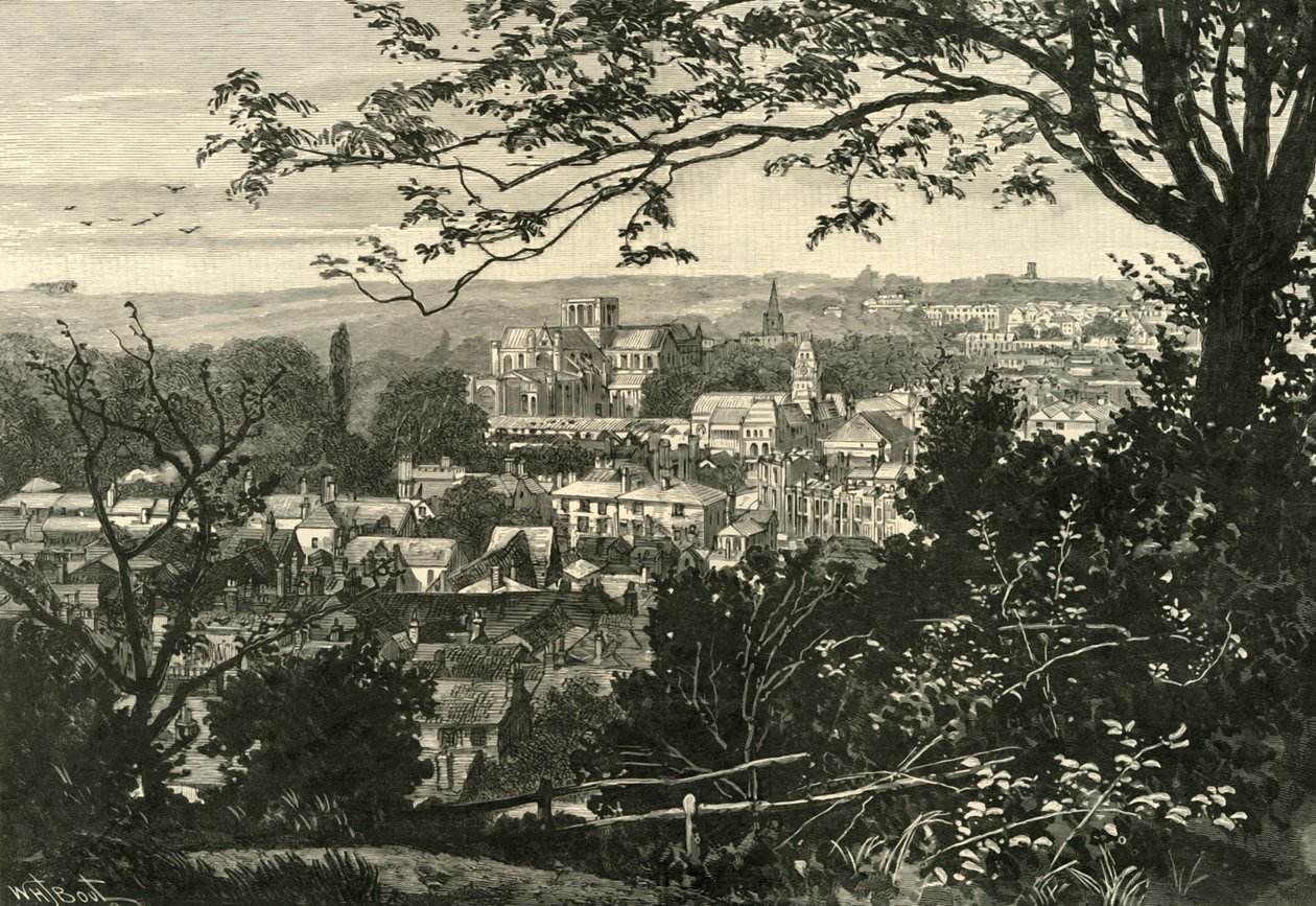 Vista geral de Winchester, 1898. de Unbekannt