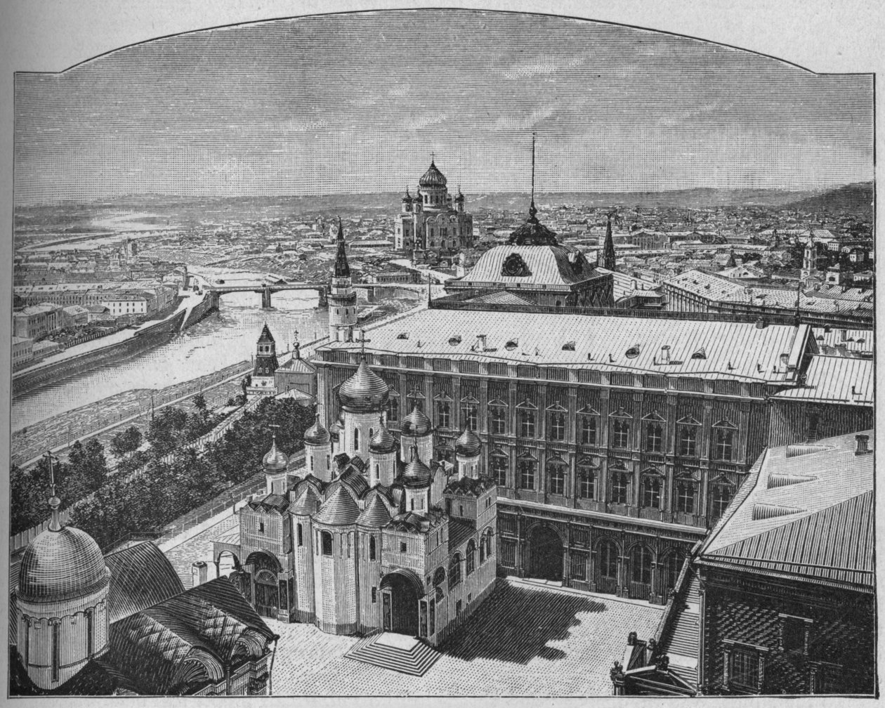 Vista geral da cidade de Moscou, 1902 de Unbekannt
