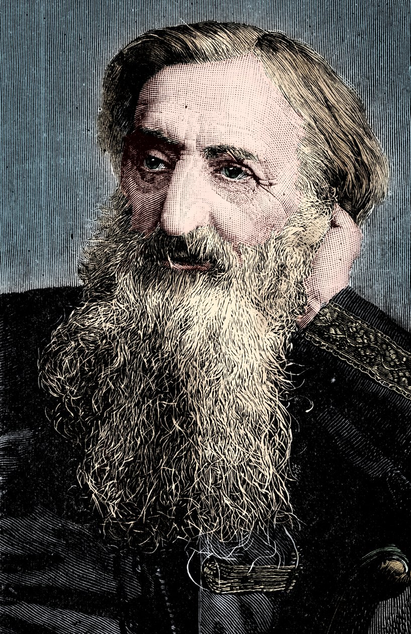 General William Booth, assistente social evangélico e fundador do Exército de Salvação, 1894 de Unbekannt