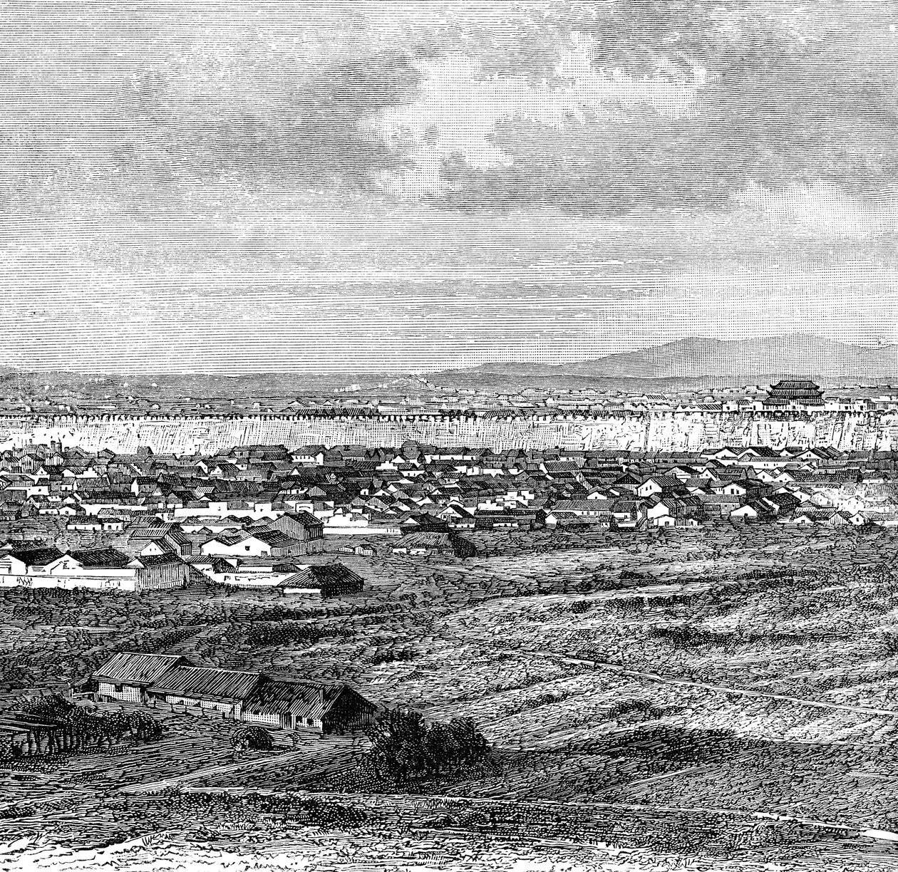 Visão geral de Nanquim, c1890 de Unbekannt