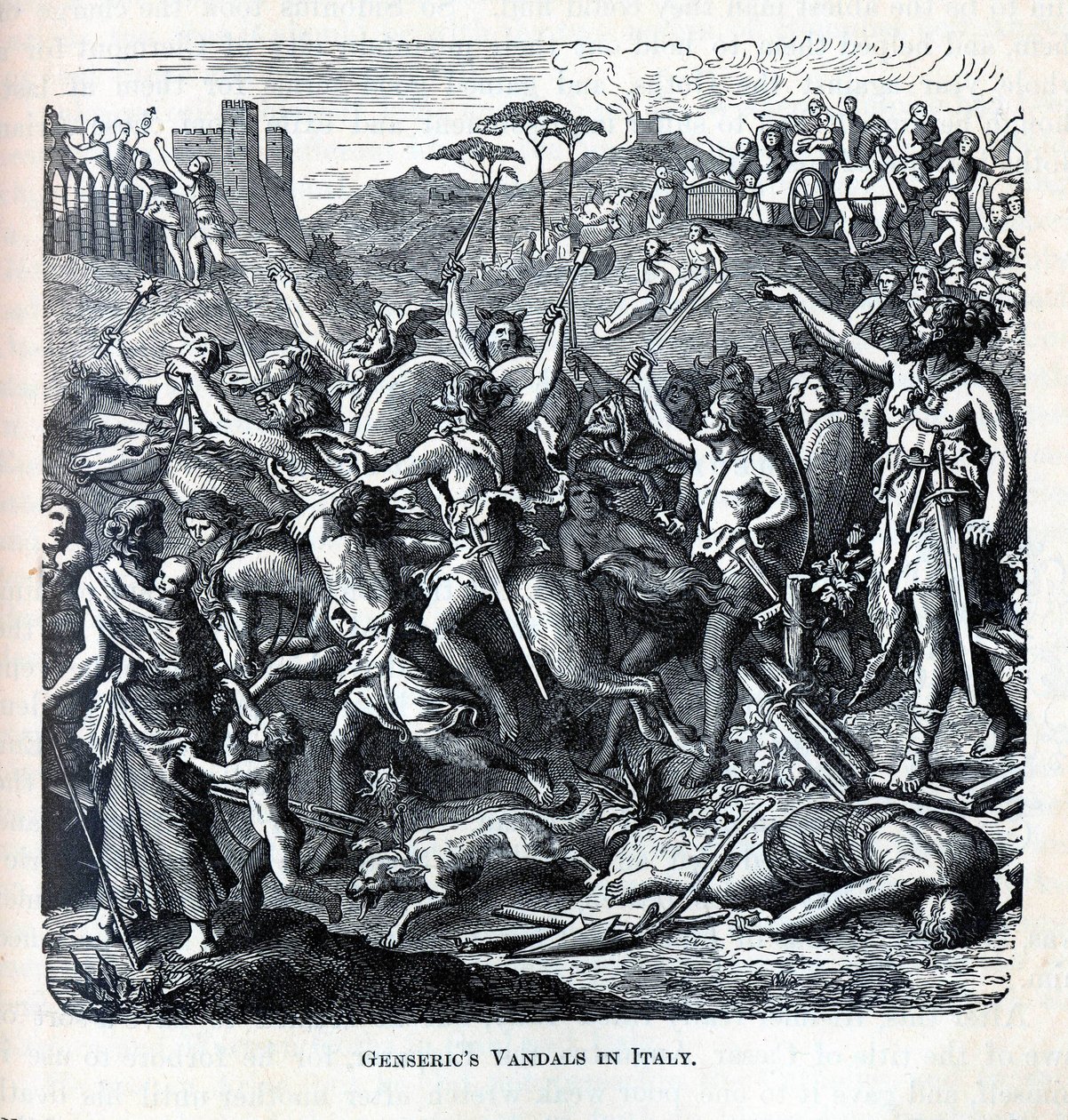 Vândalos Genserics na Itália, 1882 de Unbekannt