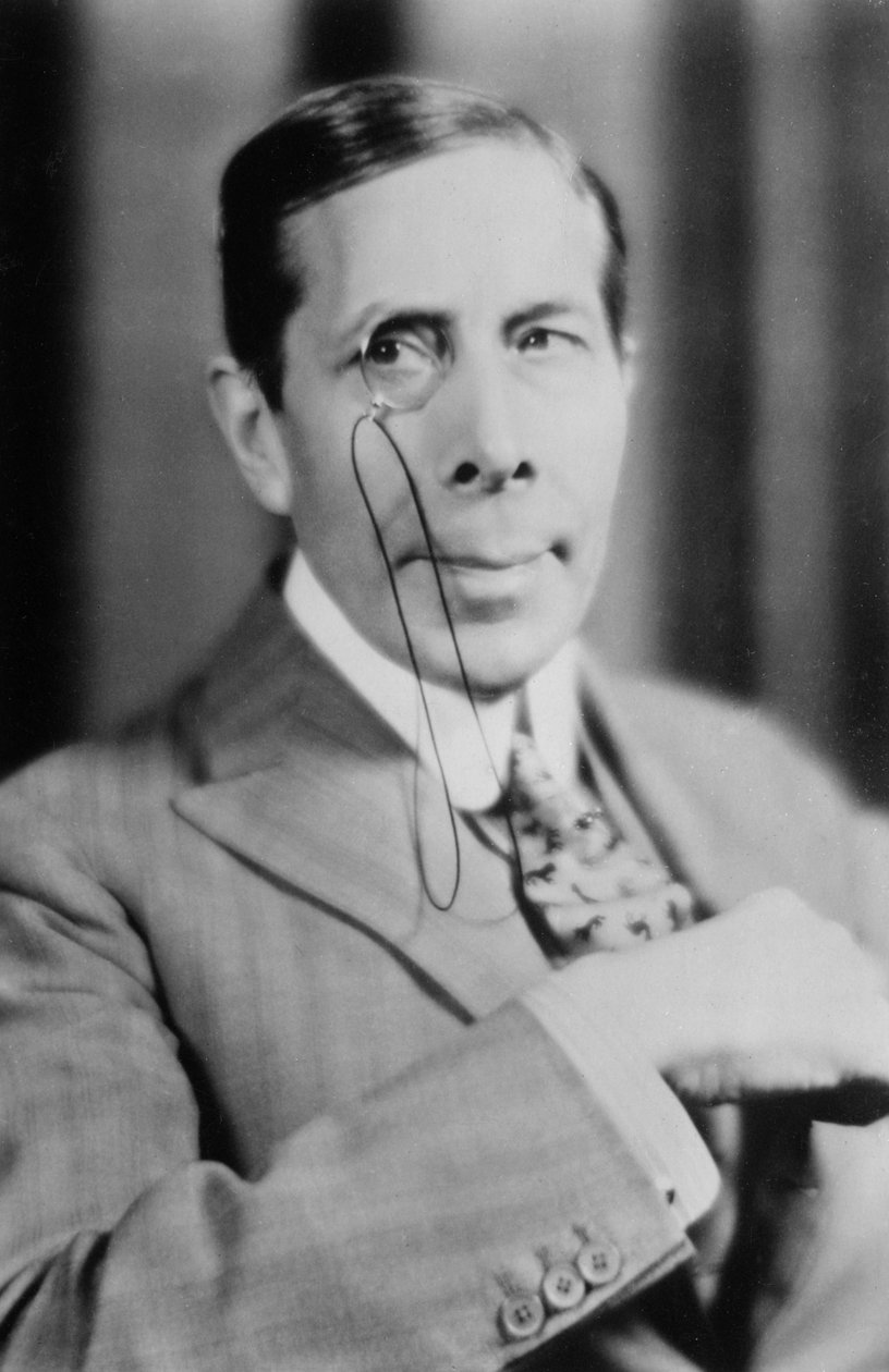 George Arliss 1868-1946, ator inglês, século 20 de Unbekannt