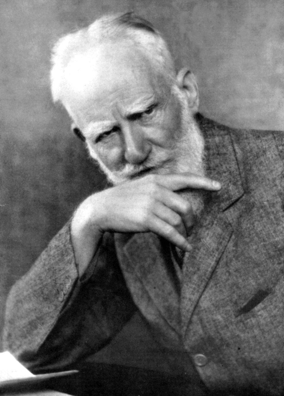 George Bernard Shaw 1856-1950, autor irlandês, início do século XX de Unbekannt
