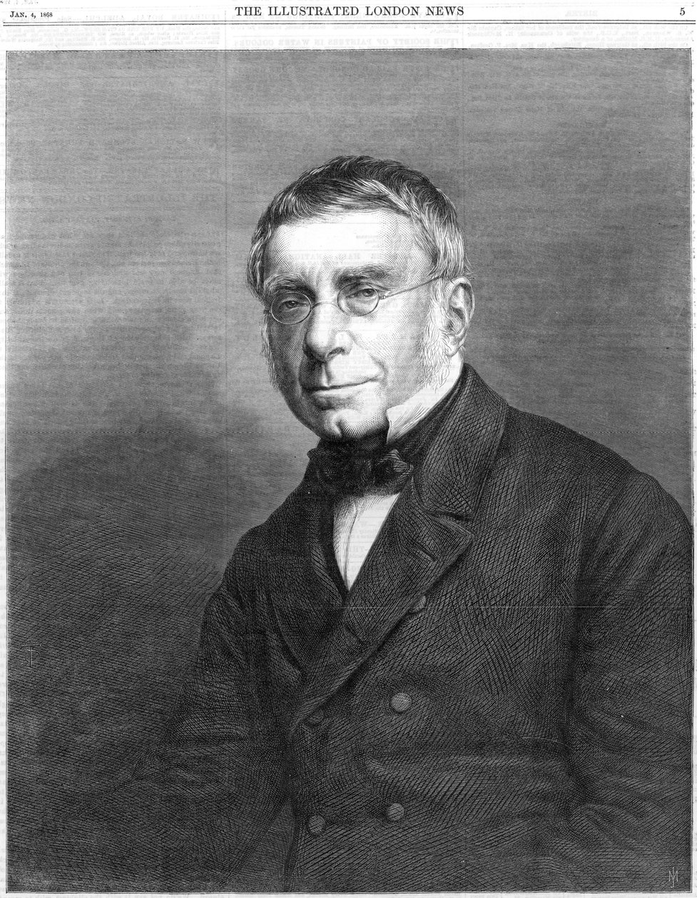 George Biddell Airy, astrônomo e geofísico inglês, 1868 de Unbekannt