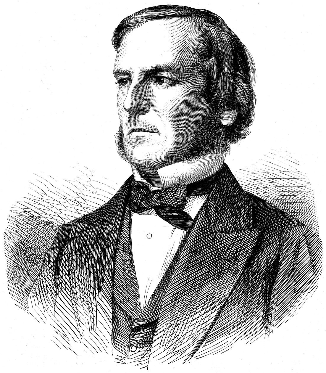 George Boole, matemático inglês e lógico, 1865 de Unbekannt