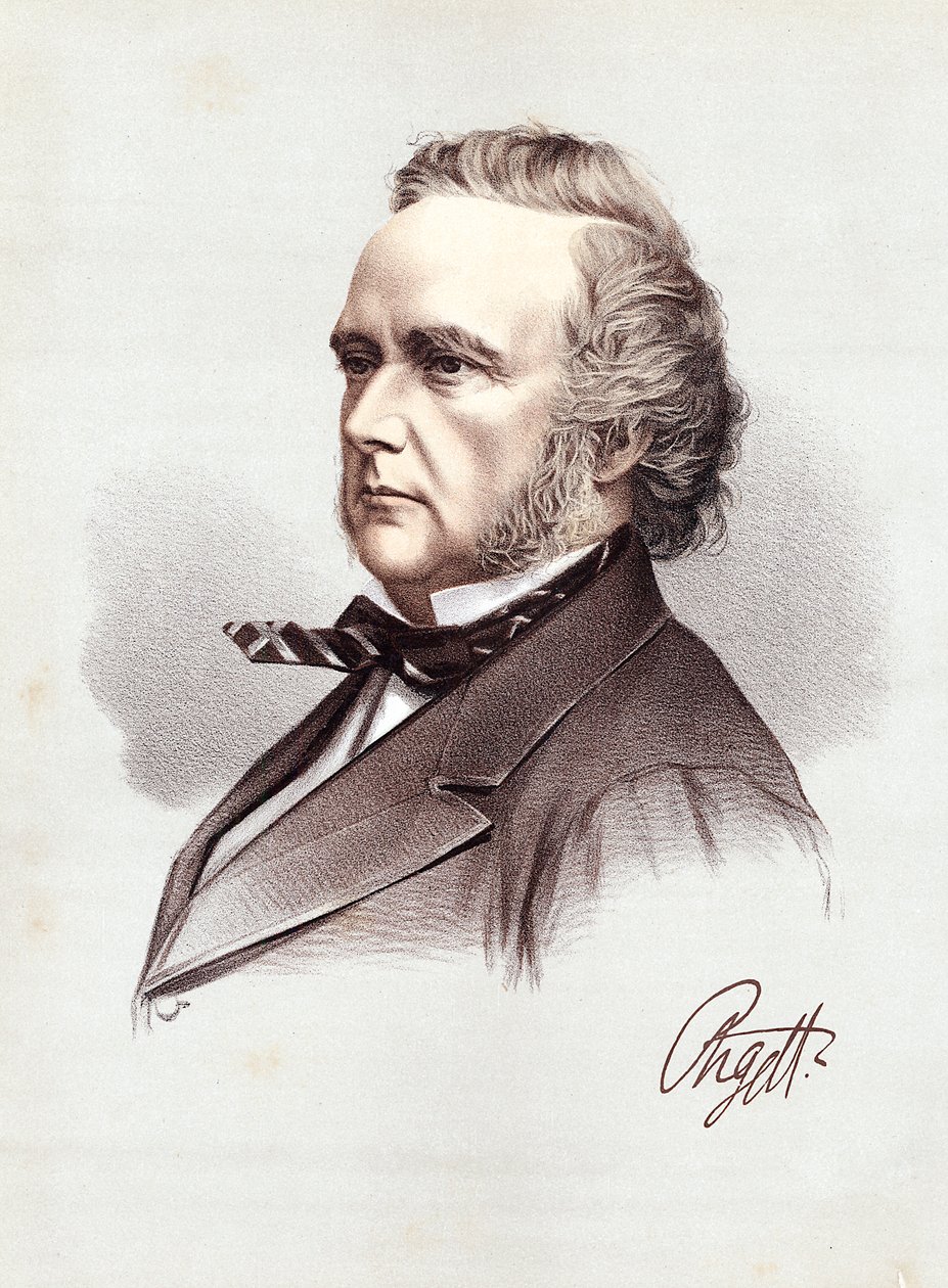 George Douglas Campbell, 8o Duque de Argyll, político e cientista escocês Whig, c1880 de Unbekannt