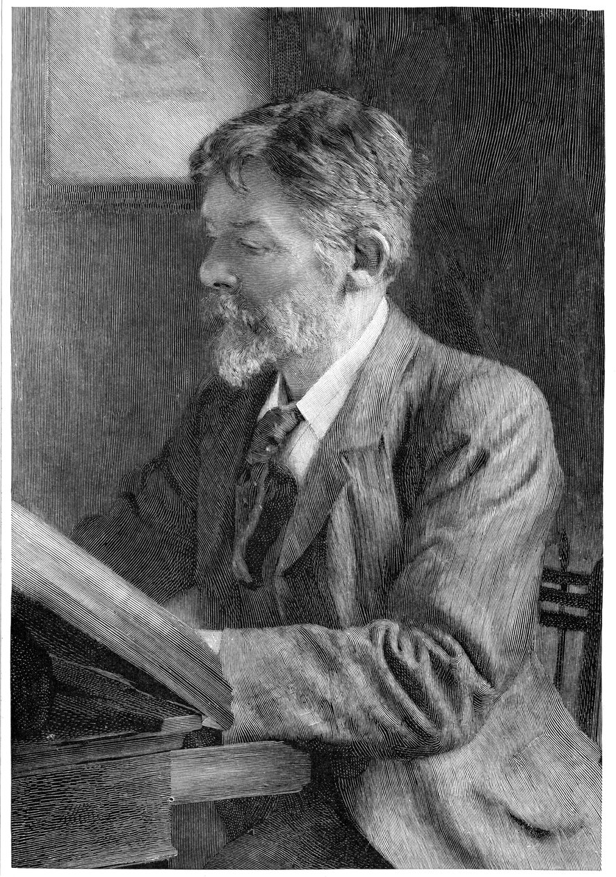George Du Maurier, escritor e artista britânico, c1890 de Unbekannt