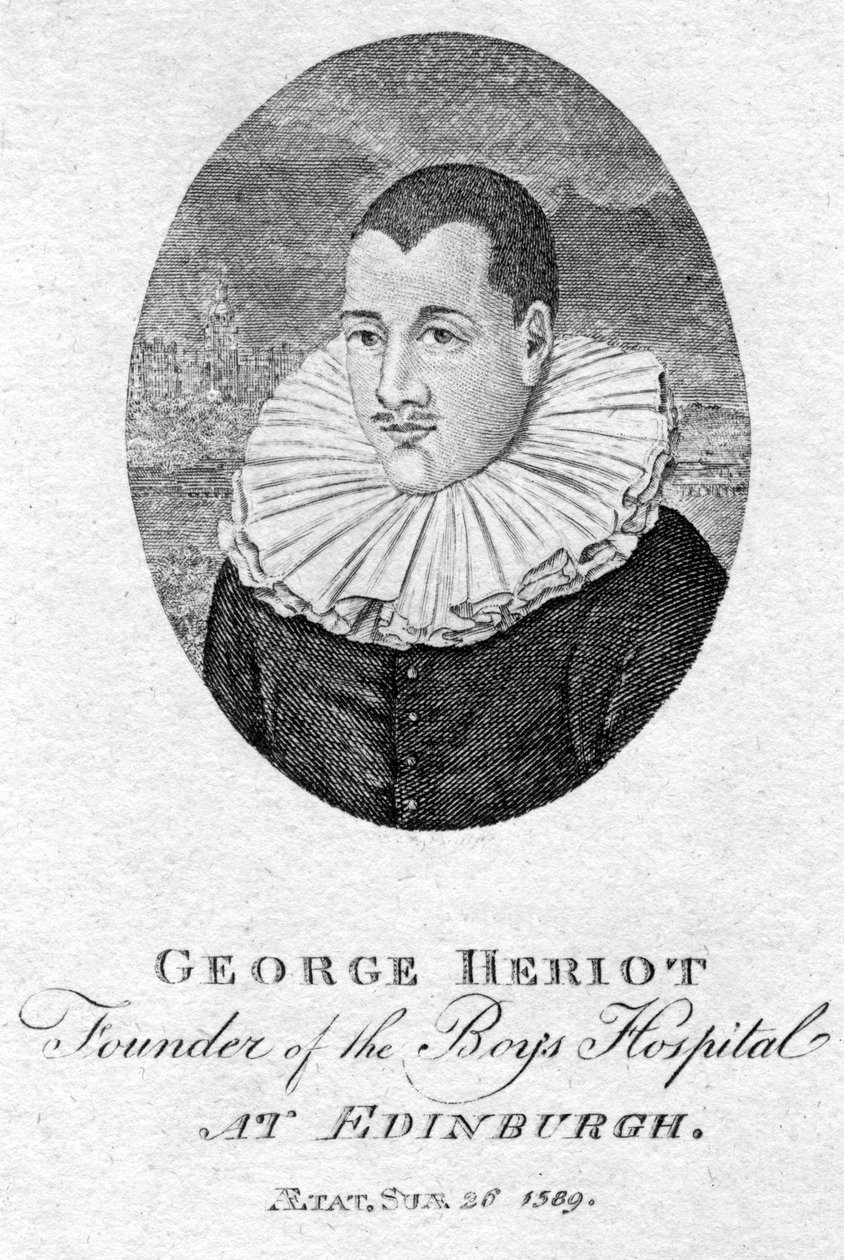 George Heriot 1563-1624, ourives e filantropo escocês, 1791 de Unbekannt