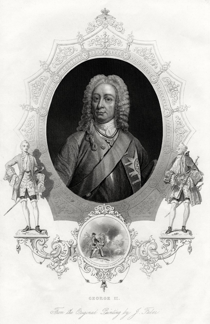 George II, rei da Grã-Bretanha e Irlanda, 1860 de Unbekannt